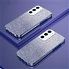 hdqICase Custodia Telefono Trasparente Compatibile con iPhone X/iPhone Xs Cover Cornice Elettroplaccata Gradiente Glitter Protettiva Sottile TPU
