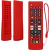 kwmobile Custodia Silicone Telecomando Compatibile con LG Smart TV AKB Cover - Guscio Protettivo Telecomando Antiscivolo - Rosso