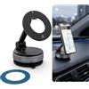 Esselle Parts Portacellulare Auto Magnetico per Magsafe Ventosa 360° Anello Incluso