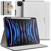 JETech Custodia Business per iPad Pro 11 4/3/2 (2022/2021/2020), Argento