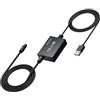 PROZOR Adattatore Audio da USB A a Ottico 96kHz/16bit con Cavo da 2 M Convertitore Unidirezionale USB Tipo A a Ottico S/PDIF Convertitore Digitale per PC Laptop e Mac Non per TV PS5 Switch