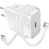 TOPAUX 45W Caricatore USB per SUPER-VOOC, 1M 6A 45 Watt 30W