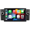 hizpo EU Stock Android 13 7 Autoradio per Fiat Grande Punto Linea 2007-2012, 4 Core 2 GB e 32 GB, Supporta Auto Wireless CarPlay/Android, Controllo del Volante, WLAN/4G, AM/FM