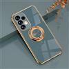 XINYEXIN Custodia per Samsung Galaxy A53 5G Supporto Anello | Cover in TPU Morbido, Rotazione 360°, Antiurto, Antigraffio, Presa Sicura, Finitura Elettroplaccata, Grigio