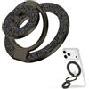 AILKIN Cavalletto magnetico per MagSafe Phone Grip Holder per iPhone 17 16 15 14 13 12 Pro Max, supporto magnetico ad anello per telefono a doppio lato per MagSafe Ring Stand per Samsung S26 S25 S24 S23 S22