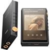 Oilsky 160GB Lettore Audio Hi-Res, Oilsky Lettore MP3 HiFi Bluetooth e WiFi, 4,4 mm Bilanciato, Doppio DAC ESS, 4GB RAM, 4,02 Lettore Spotify Digitale DSD512 Senza Perdita (Nero)