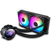 ASUS ROG Strix LC II 240 ARGB Dissipatore a Liquido All-In-One, Due Ventole ROG da 120mm RGB, Illuminazione ARGB, LGA 1700|1200|1150|1151|1152|1155|1156|2011|2066 e AMD AM4/TR4, Nero