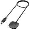 Tobfit Cavo di ricarica per Fitbit Versa 4 Fitbit Versa 3, cavo di ricarica USB C per Versa 3/Versa 4 (50 cm)