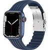 CHULN Cinturino Compatibile per Apple Watch 38mm 40mm 41mm 42mm 44mm 45mm, Silicone Sportivo Cinturini Compatibile con Apple Watch Serie 7/6/5/4/3/2/1/SE