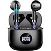 Jxrev Cuffie Bluetooth 5.4, Cuffie Wireless con 4 ENC Cancellazione Rumore Mic, Cuffie in Ear 40 Ore di Riproduzione, Cuffie Senza Filo HiFi Stereo IP7 Impermeabili per iOS