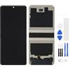 Generic Foldable Schermo LCD per Xiaomi Mix Flip LCD Display Digitizer Vetro Touch Schermo Ricambio (Nero)