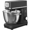 Electrolux, Impastatrice Planetaria E6KM1-4BPT, Robot da Cucina Multifunzione 1200 W, Ciotole da 6 e 4 L, LED Integrato, Coperchio PerfectRiseLid, Accessori Completi, Nero