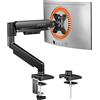 ErGear Supporto Monitor per Schermi da 13-34 Pollici [Aggiornato - Senza Cedimenti] Braccio Monitor Scrivania a Installazione Rapida fino a 9kg, con Gestione Cavi per Ufficio Gaming, VESA 75 & 100 mm
