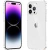 caslord Cover per iPhone 14 Pro Max, [Ultra-sottile] [cover in TPU] Custodia protettiva antiurto antigraffio anti-ingiallimento, trasparente