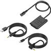 Mspalocell NP-BX1 Kit batteria fittizia, Adattatore di alimentazione CA con connettore batteria per fotocamere digitali Sony Cybershot DSC RX1 RX1R RX100 II III VI