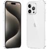 caslord Trasparente Cover ultra-sottile per iPhone 15 Pro Max