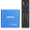 MYPIN Lettore multimediale 1080p, uscita HDMI e AV, supporta USB 128GB e HDD 8TB