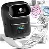 Phomemo M110 Etichettatrice Bluetooth,Portatile Stampante Etichette Adesive termica,Etichettatrice Etichette Adesive per Piccole imprese,Codici a barre,Cucina,negozi,Compatibile con Android iOS,Nero