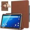 TiMOVO Custodia Universale per Tablet Android 10,1 Pollici, Marrone