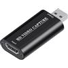 VIXLW Scheda Acquisizione Video HD 1080P Video Game Capture Card ，Adattatore da HDMI a USB 2.0 per giochi e streaming multimediale, compatibile con Nintendo Switch, PS3/4, Xbox One