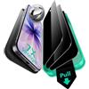ESR Privacy Pellicola per iPhone 17/16 Pro, Vetro temperato 9H, Livello militare, Rivestimento anti-riflesso, Protezione della privacy, serie Armorite Ultra-Tough con supporto Ultra Fit, 3 Pezzi