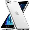 caslord Trasparente Cover ultra-sottile per iPhone SE(2022)/(2020)/8/7