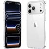 caslord Trasparente Cover ultra-sottile per iPhone 17 Pro
