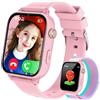 PTHTECHUS Smartwatch Bambini GPS 4G, Orologio Intelligente con Telefono Videochiamata