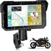 Rimoody Carplay Senza Fili Schermo per Moto 5 Pollici Touchscreen Autoradio Portatile per Moto, IP68 Impermeabile con Android Auto Bluetooth Rilevamento Della Pressione Degli Pneumatici 12V