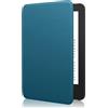 MoKo Custodia per 6" Amazon Kindle Basic 11ª Gen 2024/2022, Blu Pavone