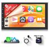 Rimoody 6G+128G 8 Core Android 13 Autoradio 2 Din, 7 Pollici Touchscreen Autoradio con Senza Fili Carplay Android Auto Mirror Link Bluetooth FM/RDS/EQ/DSP WiFi GPS Telecamera Posteriore