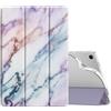 MoKo Cover per Samsung Galaxy Tab A11+/A9+ 11" (2025/2023), Marmo viola