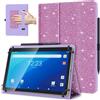 TiMOVO Custodia Universale per Tablet Android 10,1 Pollici,Viola Glitterato