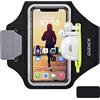 HAISSKY Bracciale sportivo Running Armband con custodia per cuffie compatibile con iPhone 14/13/12/11/11 Pro Max Huawei P40 Pro/Samsung Galaxy S20/S10/Note 10 per corsa, jogging fino a 6,9 pollici