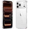 caslord Trasparente Cover ultra-sottile per iPhone 17 Pro Max