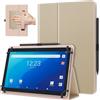 TiMOVO Custodia Universale per Tablet Android 10,1 Pollici, Oro Champagne