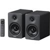 Edifier Diffusori da scaffale M90, scrivania 100 W RMS, audio alta risoluzione, LDAC, Bluetooth 6.0, ingressi HDMI eARC/ottico/USB-C/AUX, amplificati con uscita SUB OUT, telecomando per TV/PC-Nero