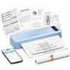 TATTMUSE Stampante portatile A4 da viaggio, stampante termica A4, stampante per ricevute, apprendimento, monocromatica, solo carta termica