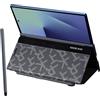 BAILI per la Case con supporto per Samsung Galaxy Z Fold3, Custodia in pelle PU con portapenne, penna stilo inclusa, Cover pieghevoli con supporto per Galaxy Z Fold 3-Nero