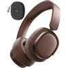 Edifier ES850NB Cuffie Over Ear Wireless, 45dB ANC, Audio Hi-Res, LDAC, 92h Autonomia, Bluetooth 5.4 e Multipoint, Riduzione del Rumore nelle Chiamate con IA (Marrone)