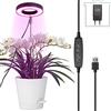 Idealife 42 LEDs Lampada per Piante a Spettro Completo Regolabile in Altezza, 1Pc