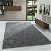 Carpetsale24 Tappeti a Pelo Corto, Colore Grigio, Unicolor-monocroma, 107437, Tappeto Rettangolare, Tappeto Soggiorno, 200 x 290 cm