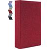 Vienrose Album Fotografico 10x15 cm 300 Buste Lino,Rosso