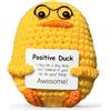 KIAYOO Patata Positiva, Regalo Originale e Divertente Idea Divertente Patata Positiva Peluche Inusuale Pupazzo di Umorismo e Motivazione Compleanno Natale Capodanno Regalo per Uomini Donne Ragazze