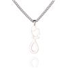 VASSAGO Coppie Abbraccio Collana Tenero Abbraccio Collana per lei e per lui Coppie Gioielli San Valentino Abbraccio Ciondolo Collana per Donne Uomini Amanti, Acciaio inossidabile