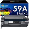 GPC Image 59A (Con Chip) Cartucce di Toner Compatibili per HP 59A CF259A 59X per LaserJet Pro MFP M428 M428fdw M428dw M428fdn M428m M404dn M404dw M404n M404 M406 M430 M304a (Nero, 1-Pack)