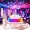 JONRRYIN Karaoke per Bambini con Luci Discoteca, Bluetooth Karaoke con 2 Microfono Wireless, 5 Luce LED e Cambia Voce, Regalo Compleanno per Ragazzi e Ragazze 3-15 Anni (Rosa)