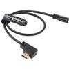Alvin's Cables Z Cam E2 L Forma Cavo HDMI ad Alta Velocità per Atomos Shinobi Ninja V Monitor | Portkeys BM5 Monitor (50CM, angolo retto a angolo sinistro)