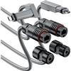 DuHeSin - Adattatore Ethernet V2 (2 pezzi), impermeabile, cavo Starlink SPX a RJ45, connettori femmina, per kit di riparazione di piatti e router Starlink di seconda generazione
