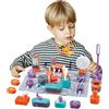 RHD Kit di costruzione elettronica da 3 anni | 150 esperimenti e 53 componenti STEM giocattolo fisico con sensori di luce, microfono | Set di apprendimento di elettronica con pedane di base | Creativo